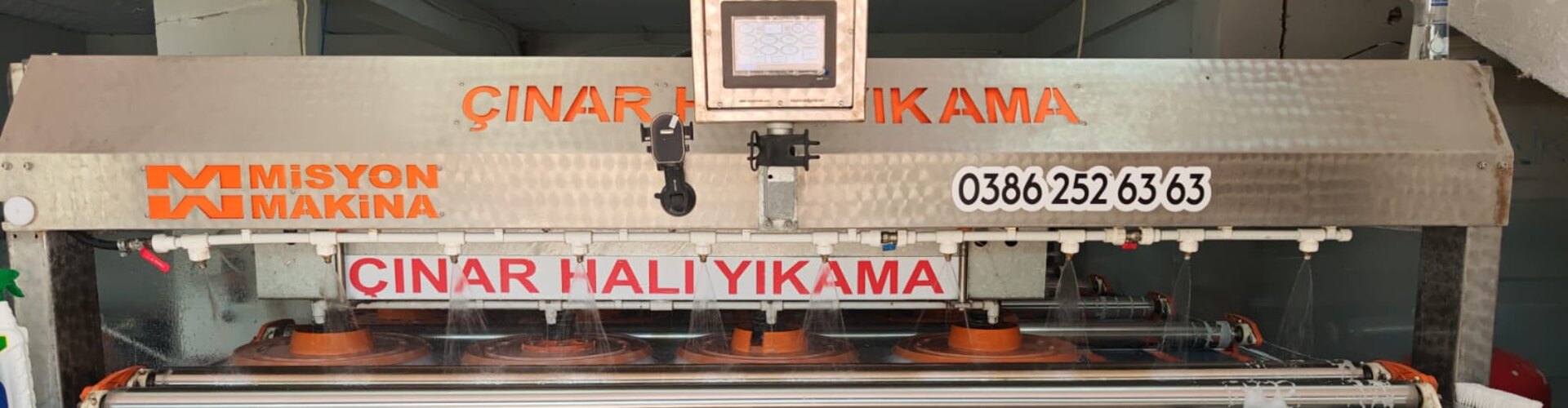 Çınar Halı Yıkama tam otomatik halı yıkama makinesi